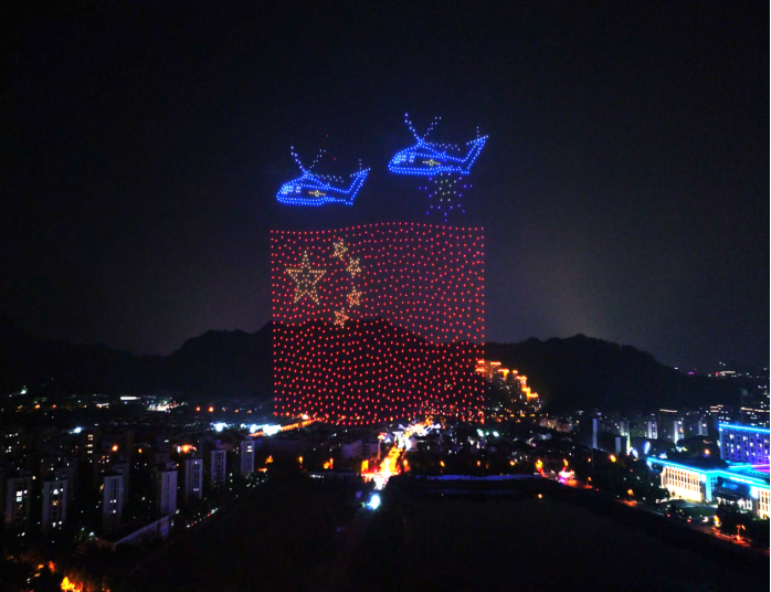 全国多地承办文旅无人机展演